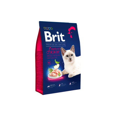 Brit Premium Cat Sterilised Chicken váha: 8kg