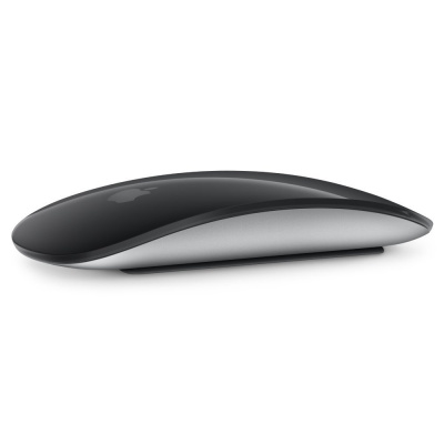 Apple Magic Mouse Multi-Touch černá Myš, bezdrátová, laserová, dotykový povrch, Bluetooth, Lightning, černá mmmq3zm/a