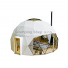GLAMPING SHOP Glampingový kopulový stan 28,2 m² Provedení: Standard, Barva vnitřního krytu: Šedá, Barva konstrukce: Modrá