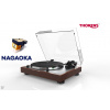 Thorens TD 402 DD + Nagaoka MP-110: gramofonový přístroj s přímým pohonem - ořech