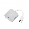 i-tec USB 3.0 Metal HUB 4 Port - Aluminium mini, U3HUBMETAL402