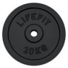 Kotouč LIFEFIT 20kg, kovový, pro 30mm tyč