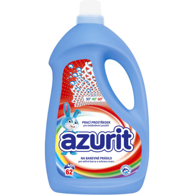 Azurit prací gel - na barevné prádlo 62 PD, 2,48 l