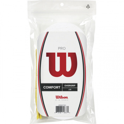 Omotávky Wilson Pro Overgrip 30 ks, white WILSON