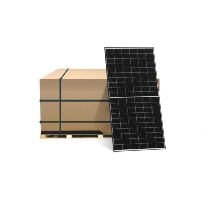 JA SOLAR Fotovoltaický solární panel JA SOLAR 380Wp černý rám IP68 Half Cut- paleta 31 ks B3493-31ks + 3 roky záruka zdarma