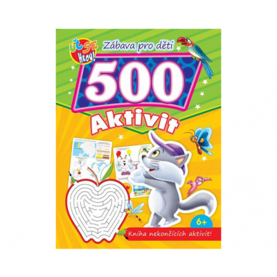 FONI book 500 aktivit Kočka, zábava pro děti