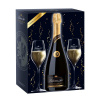 Bohemia Sekt Prestige Demi sec 12,5% 0,75 l (dárkové balení 2 sklenice)