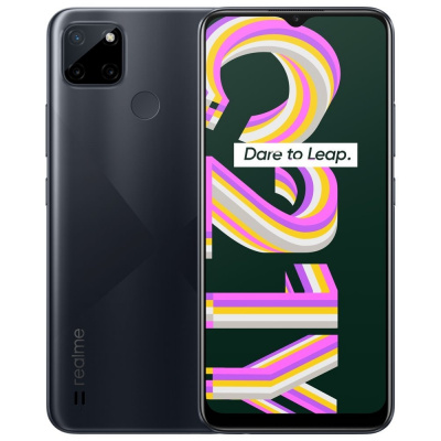 REALME Realme C21Y - cross black 6,5" IPS/ DualSIM/ 32GB/ 3GB RAM/ LTE/ Android 11 MOBREA1057