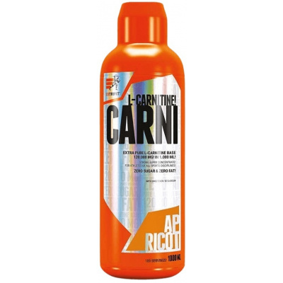 Extrifit Carni Liquid 120000 mg 1000 ml - ledový čaj/broskev