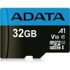 ADATA Micro SDHC karta 32GB UHS-I Class 10 + SD adaptér, Premier AUSDH32GUICL10A1-RA1