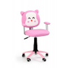 HALMAR KITTY dětská židle růžová