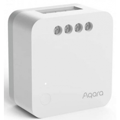 AQARA Single Switch Module T1 (NO NEUTRAL) - ZigBee spínací modul, BEZ NEUTRÁLU