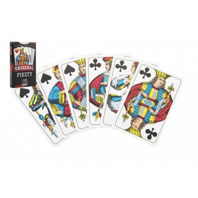 Hrací karty, s.r.o. Karty Pikety 32ks v krabičce 7x11cm