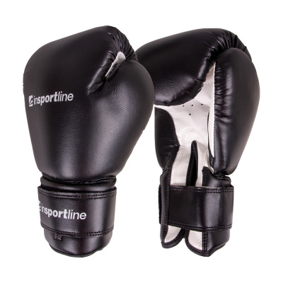 Boxerské rukavice inSPORTline Metrojack černo-bílá - 12oz