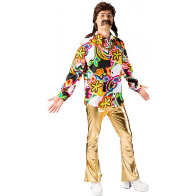 kostým košile hippies 70. let