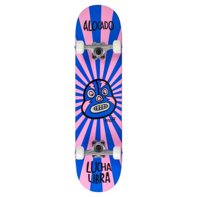 Skateboard ENUFF Lucha Libre 7.75x31.5" | 19.7x80cm | PINK-BLUE