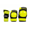 SFR Youth Ramp Triple Pad Set - Black / Lime - Small