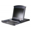 Aten 16-port KVM PS/2, OSD, DualRail, 17" LCD KL-9116MA