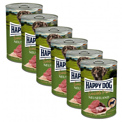 Happy Dog Lamm Pur Neuseeland 6 x 400 g / jehněčí