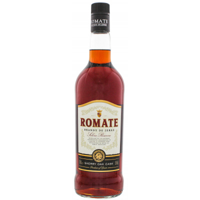 Brandy Romate Solera Reserva Brandy De Jerez 36% 1 l (holá láhev)
