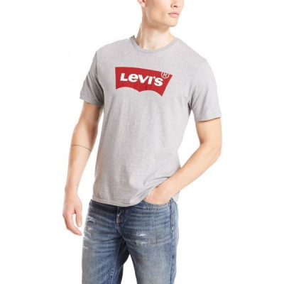 Levi's GRAPHIC SET-IN NECK Šedá,Červená,Bílá Pánské tričko S