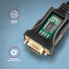 AXAGON ADS-1PQN - USB-A 2.0 - sériový RS232 DB9-M FTDI adaptér / kabel 1,5m