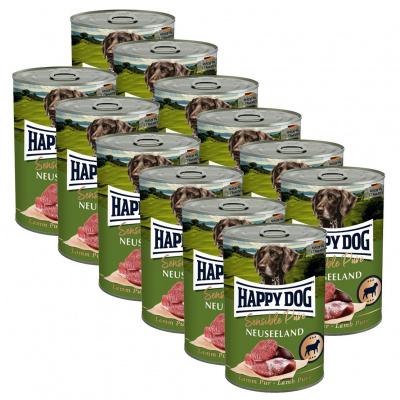 Happy Dog Lamm Pur Neuseeland 12 x 400 g / jehněčí