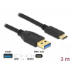 Delock SuperSpeed USB (USB 3.2 Gen 2) kabel Typu-A na USB Type-C™, délky 3m 84006