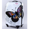 Kabinový kufr ABS 40 l vel. S - PC potisk motýl