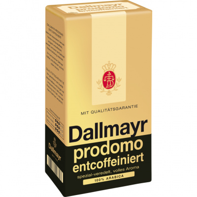 Dallmayr Prodomo bez kofeinu mletá káva 500g
