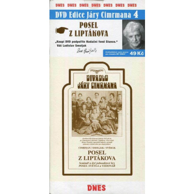 Divadlo Járy Cimrmana 4 - Posel z Liptákova (DVD) (papírový obal)