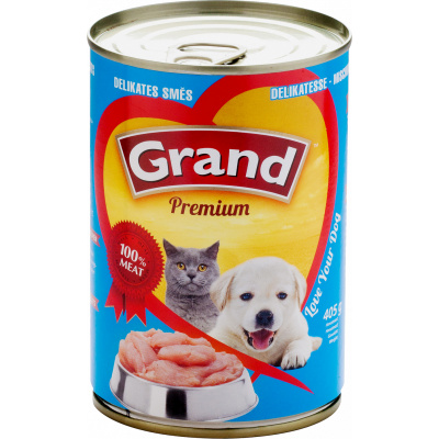 GRAND Premium Delikates, směs pro kočky a štěňata 405g