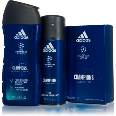 Dárková sada parfémů ADIDAS UEFA VIII EdT Set 500 ml (3616304162190)