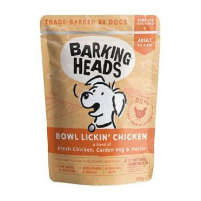 BARKING HEADS Bowl Lickin’ Chicken kapsička 300g