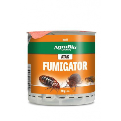 Agrobio Atak Fumigator proti štěnicím a švábům 20 g