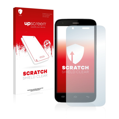 Čirá ochranná fólie upscreen® Scratch Shield pro Doogee Valencia 2 Y100 (Ochranná fólie na displej pro Doogee Valencia 2 Y100)