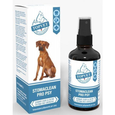 Stomaclean ústní sprej pro psy sol 50 ml Topvet