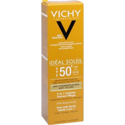Vichy Capital Soleil denní pleťový krém Anti-Dark Spot 3-in-1 SPF50+ pro ženy 50 - Vichy