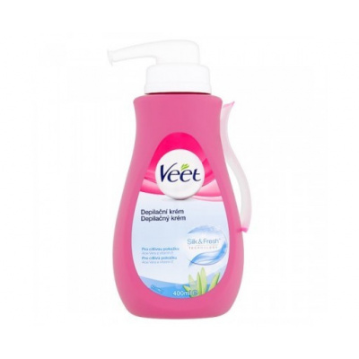 Veet Depilační krém pro citlivou pokožku s aloe vera & vitamínem E 400 ml