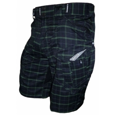 kalhoty krátké pánské HAVEN Cubes II černo/zelené (kalhoty krátké pánské HAVEN Cubes II černo/zelené)