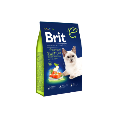 Brit Premium Cat Sterilised Salmon váha: 8kg