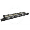 Solarix Patch panel Solarix 24 x RJ45 CAT6 UTP s vyvazovací lištou 1U SX24L-6-UTP-BK-N (SX24L-6-UTP-BK-N)