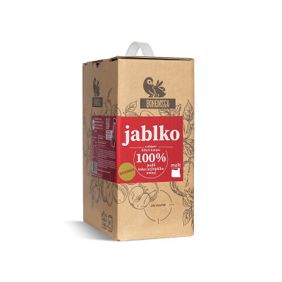 Bohemsca BIO mošt Jablko 100% Bag in Box 3 l