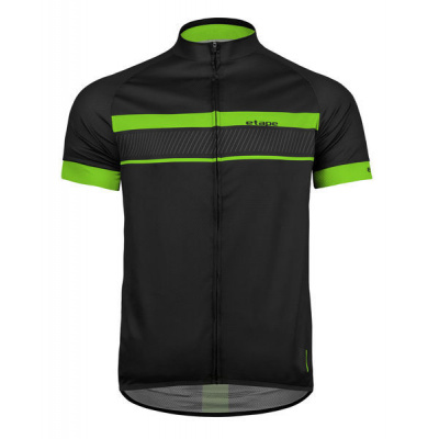 Pánský cyklistický dres Etape DREAM 2.0, černá/zelená Velikost: 3XL