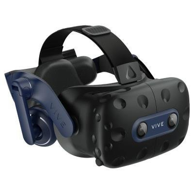 HTC Vive Pro 2 Full kit Brýle pro VR, 2x 2448x2448px, 5k rozlišení, 120Hz, mikrofon, DP, USB-C, Bluetooth, 2x pohybový ovladač, 2x externí snímače pohybu, Link box, kabeláž 99HASZ014-00 / 99HASZ003-00