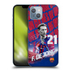 Obal na mobil Apple Iphone 14 - HEAD CASE - FC BARCELONA - Frenkie de Jong (Pouzdro, kryt pro mobil Apple Iphone 14 - Fotbalový klub FC Barcelona - Hráč Frenkie de Jong)