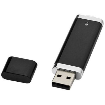 Plochý USB flash disk 4GB, černá
