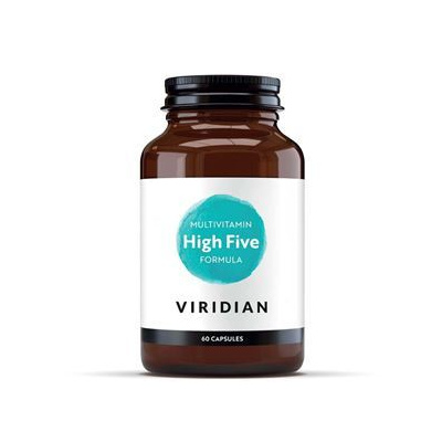 Viridian Nutrition High Five Multivitamin and Mineral Formula 60kapslí (Multivitamín na stres a pro celkovou odolnost)
