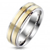 OPR1769 Pánský ocelový prsten s pruhy - 65 | 65