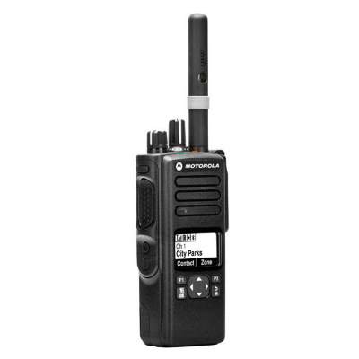 Motorola DP4601E UHF GNSS BT WiFi Anténa: QA02431AA UHF Whip Ant (403-527MHz) PMAE4079 +0Kč, Baterie: QA06763AA PMNN4525 DP BATT IMP IP68 LIION 1950T (-30C) +975, Nabíječ: QA02436AA WPLN4255 IMPRES SU